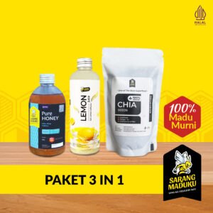Sarang Maduku Paket Detox Paket Diet Sari Lemon Chia Seed Madu Asli