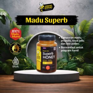 sarang maduku madu royal jelly bee pollen propolis madu super 4in1 madu asli superb honey raw honey