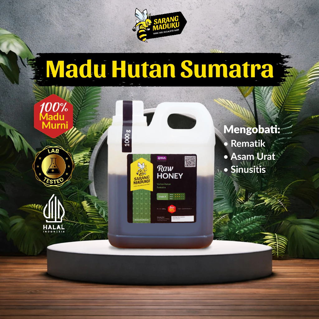 cover-hutansumatera Sarang Maduku Madu Sumatera Asli Murni 100% Raw Honey 1Kg