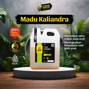 Sarang Maduku Madu Kaliandra Asli 100% Tanpa Campuran Penggemuk Badan Penambah Nafsu Makan Anak